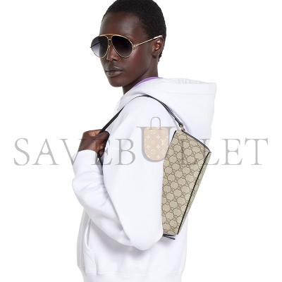 GUCCI GG EMBLEM SMALL SHOULDER BAG ‎847281 (27*22*10.5cm)